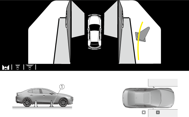 Generic Autocollant sur rétroviseur de voiture film antibrouillard