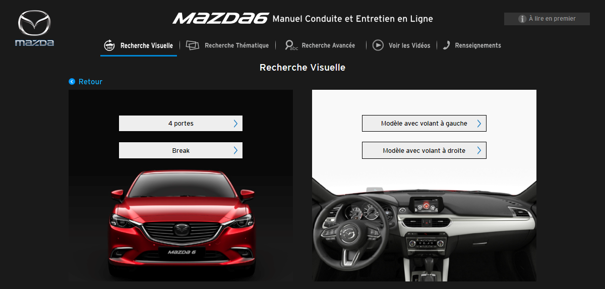 Manuel du propriétaire Mazda6